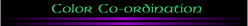 Color Co-ordination
