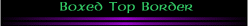 Boxed Top Border
